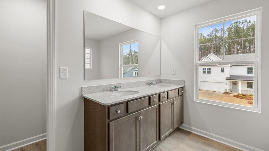 Furnished interior view inside a new home in Hamptons at Riverwood South, Dallas (Image 5).