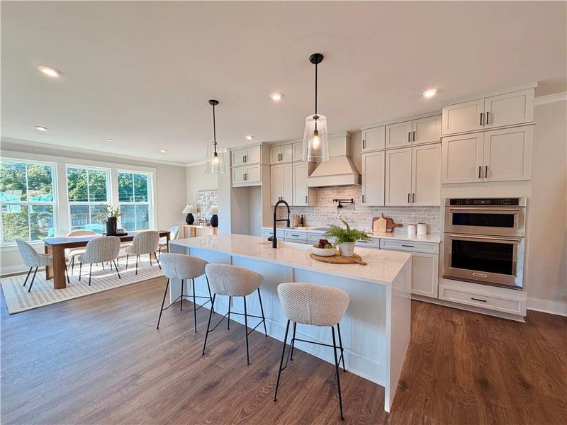 Furnished interior view inside a new home in The Groves at Myrtle, Roswell (Image 26).