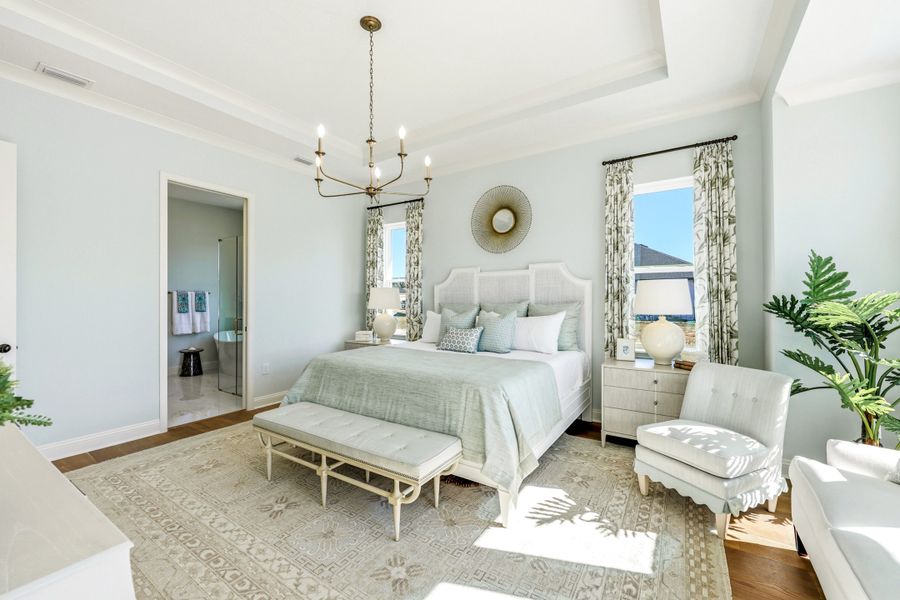 Furnished interior view inside a new home in Amelia National Country Club, Fernandina Beach (Image 34).