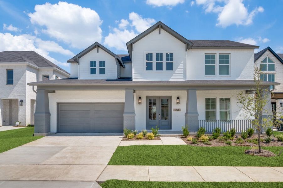 Representative exterior photo of a completed home built from the Ross by Olivia Clarke Homes in Grand Oaks, Celina, TX (Image 5).