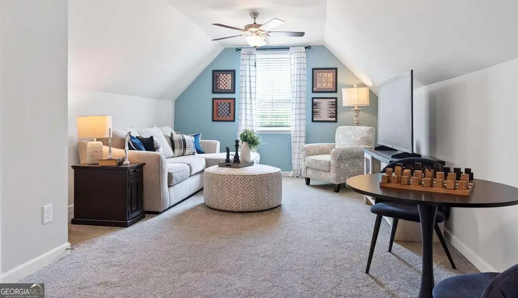 Furnished interior view inside a new home in Bryson Farms, Byron (Image 4).
