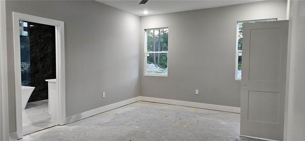 Status of Construction as of 7/27/25. Master Bedroom Status of Construction as of 7/27/25. Master Bedroom