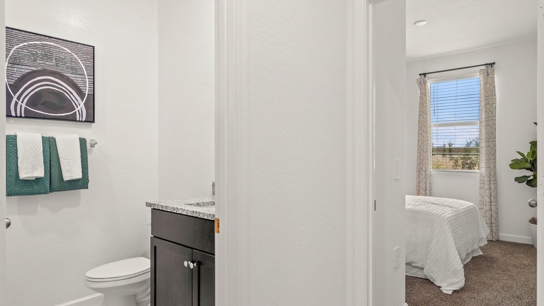 Furnished interior view inside a new home in Magma Ranch Vistas, Florence (Image 17).