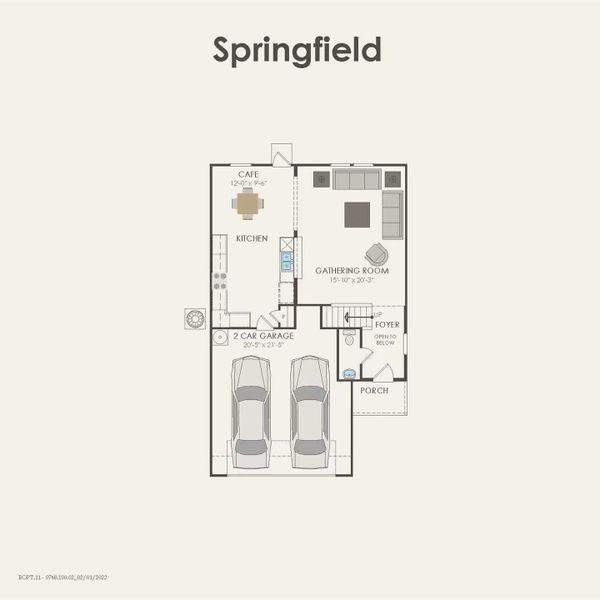 2D floor plan layout of this home in Stokesbury, Waller, TX (Image 2).