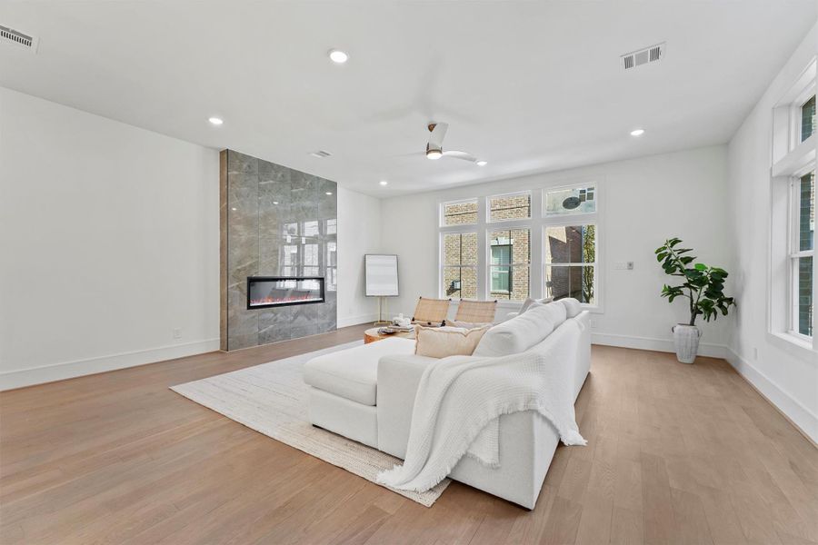 Furnished interior view inside a new home in , Houston (Image 14).