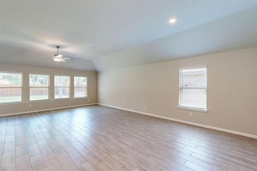 Spacious, unfurnished interior of a new home in Kings Way, Denton (Image 25). Spacious, unfurnished interior of a new home in Kings Way, Denton (Image 25).
