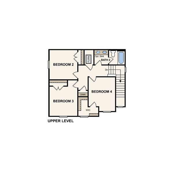 2D floor plan layout of this home in Laurel Farms, Brookshire, TX (Image 4).