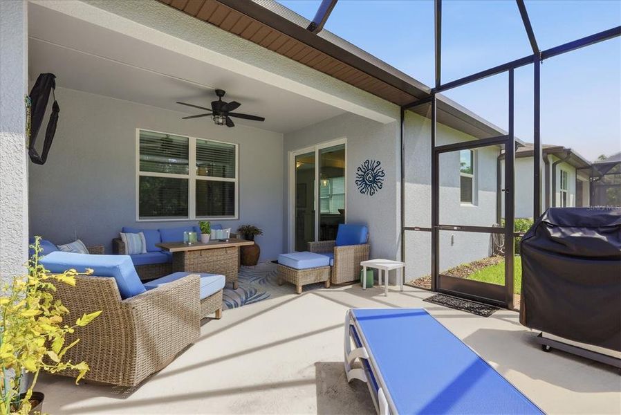 Exterior details and patio area of a home in , Parrish (Image 22).