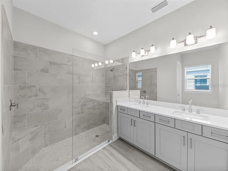 Furnished interior view inside a new home in Esplanade at Westview, Kissimmee (Image 10). Furnished interior view inside a new home in Esplanade at Westview, Kissimmee (Image 10).