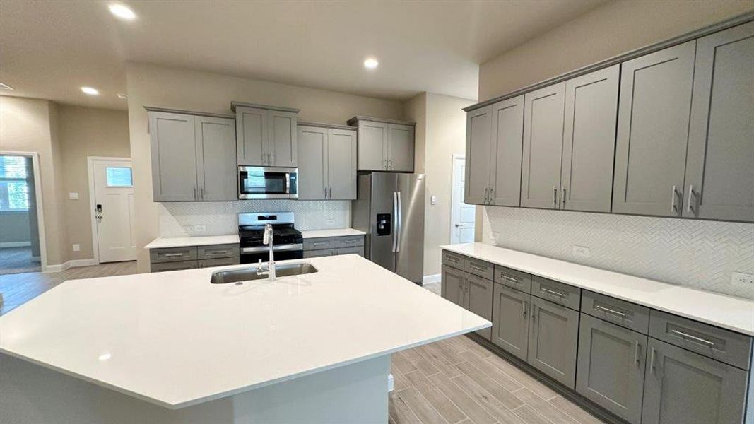 Furnished interior view inside a new home in Rock Creek Ranch, Fort Worth (Image 8).
