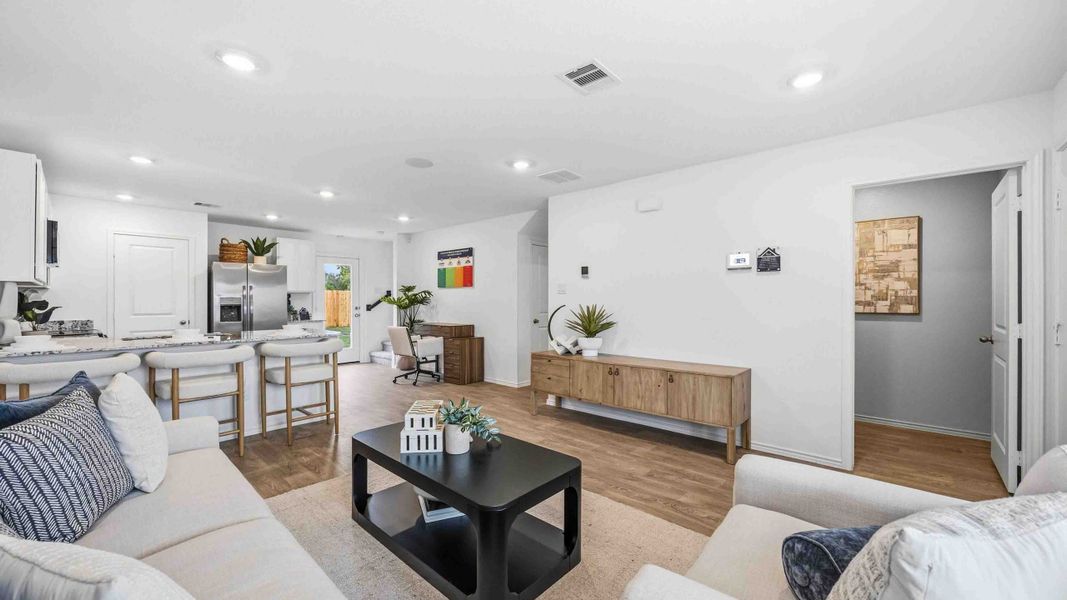 Furnished interior view inside a new home in Pineapple Square, Houston (Image 3).