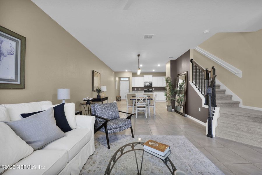 Furnished interior view inside a new home in , St. Augustine (Image 5). Furnished interior view inside a new home in , St. Augustine (Image 5).