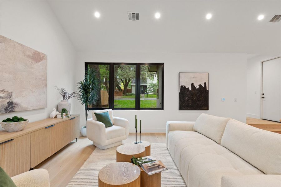 Furnished interior view inside a new home in , Austin (Image 17).