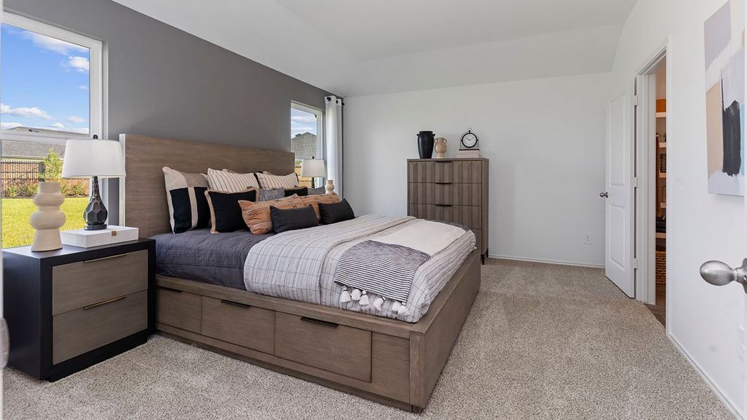 Furnished interior view inside a new home in Tamarron, Fulshear (Image 24).