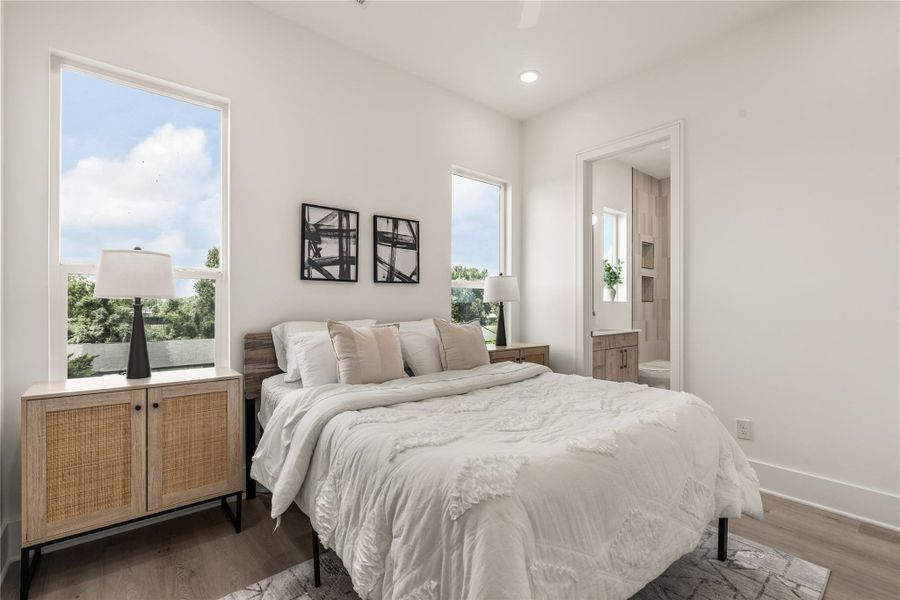 Furnished interior view inside a new home in , Houston (Image 13).