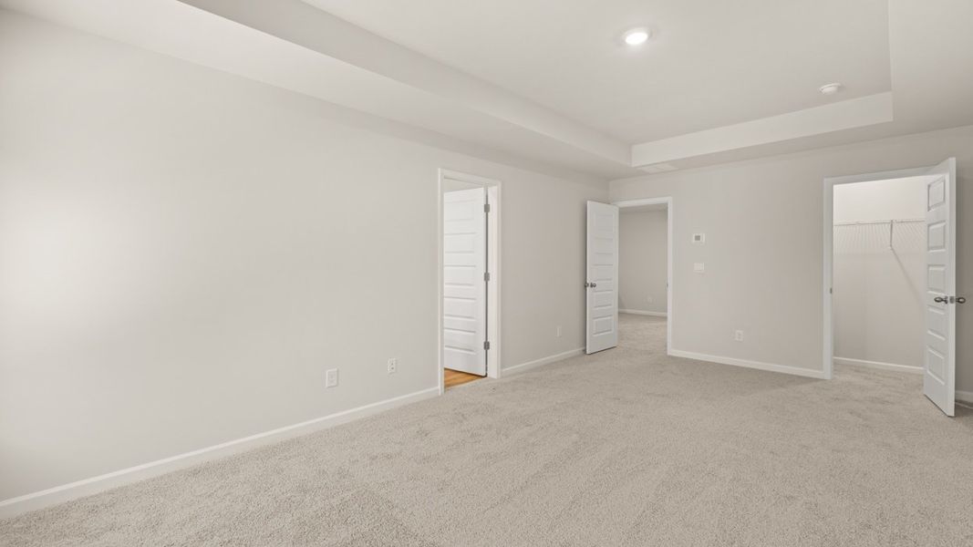 Representative unfurnished interior of a home built from the AnsonTH by D.R. Horton in Brookland Commons, Monroe (Image 19).