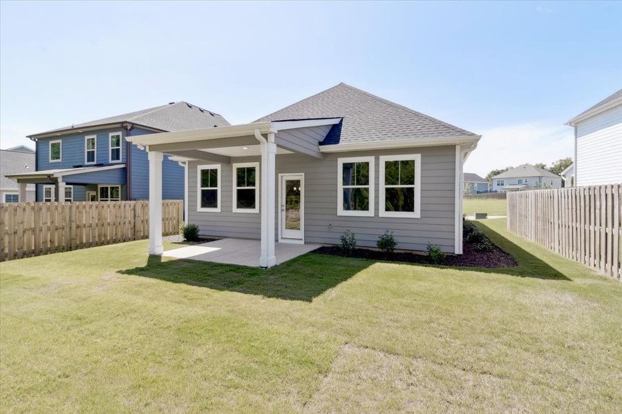 Front exterior of a new home in Tillery Park, Grovetown, GA, highlighting curb appeal (Image 17).