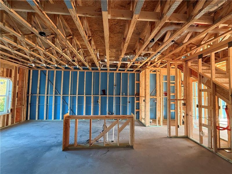 In-progress construction of a new home in Leydenview, Mableton, GA (Image 38).