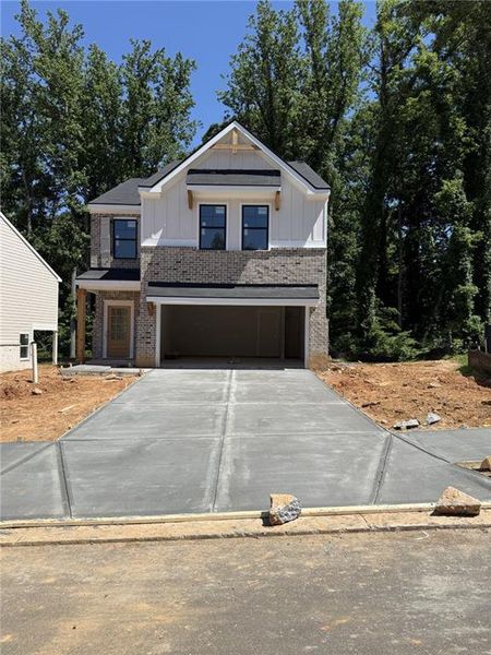 In-progress construction of a new home in Sawmill Creek, Austell, GA (Image 5).