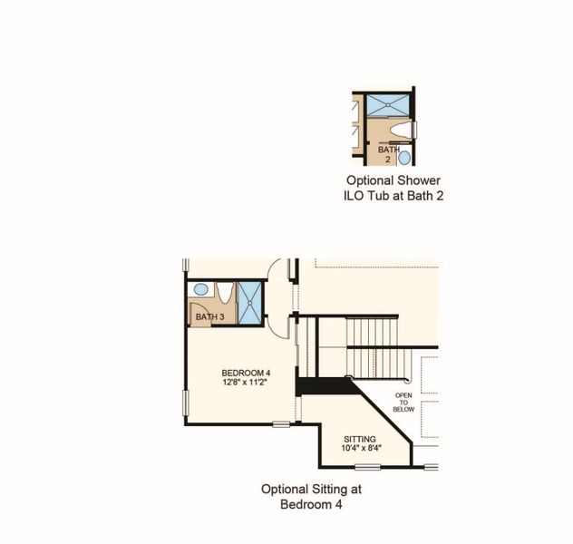 2D floor plan layout of this home in Windward Preserve, Cocoa, FL (Image 4).