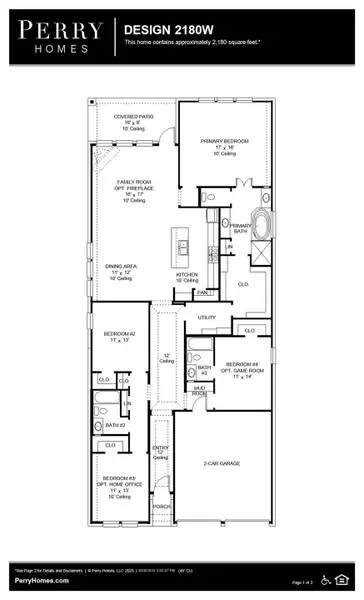 View of home floor plan