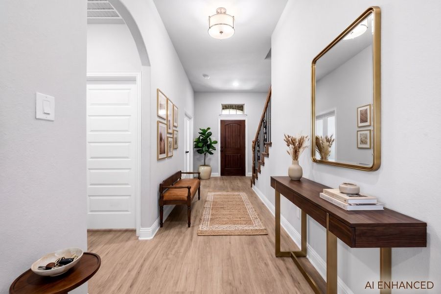 Furnished interior view inside a new home in Summerwood, Red Oak (Image 9).
