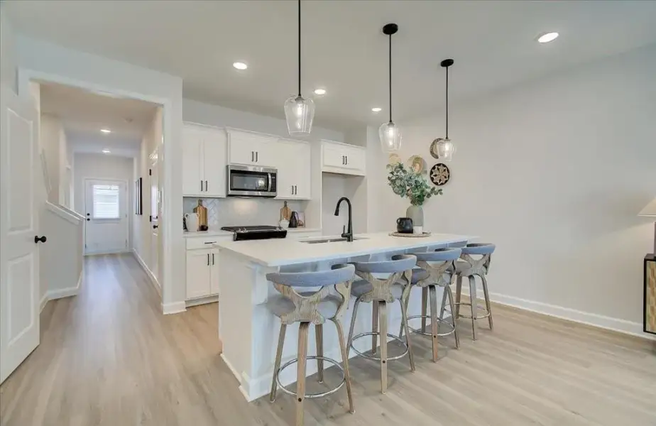 Furnished interior view inside a new home in East Park Village, Kennesaw (Image 12).