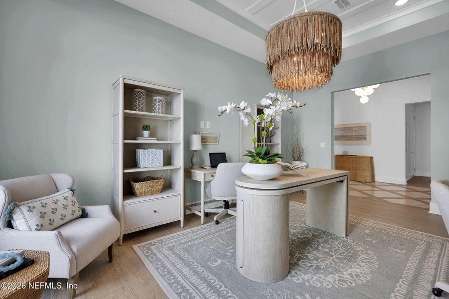 Furnished interior view inside a new home in , Ponte Vedra (Image 51).