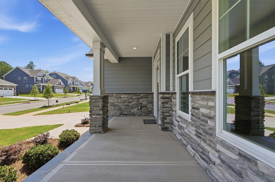 Exterior details and patio area of a home in Waterford Commons, Rock Hill (Image 3).