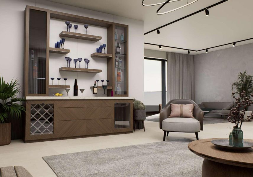 Furnished interior view inside a new home in , Wilton Manors (Image 8). Furnished interior view inside a new home in , Wilton Manors (Image 8).