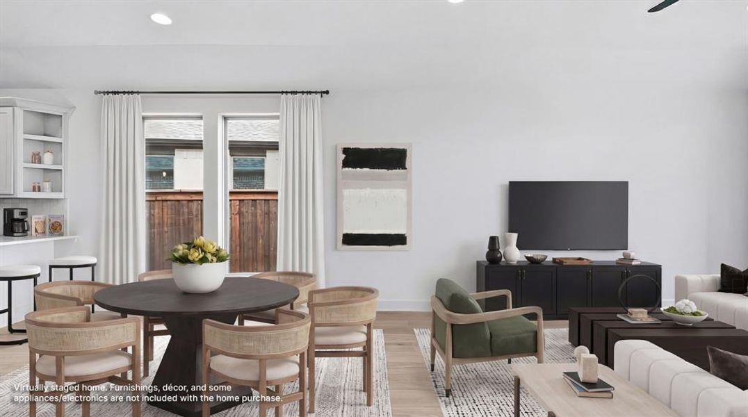 Furnished interior view inside a new home in Meraki, Forney (Image 11).