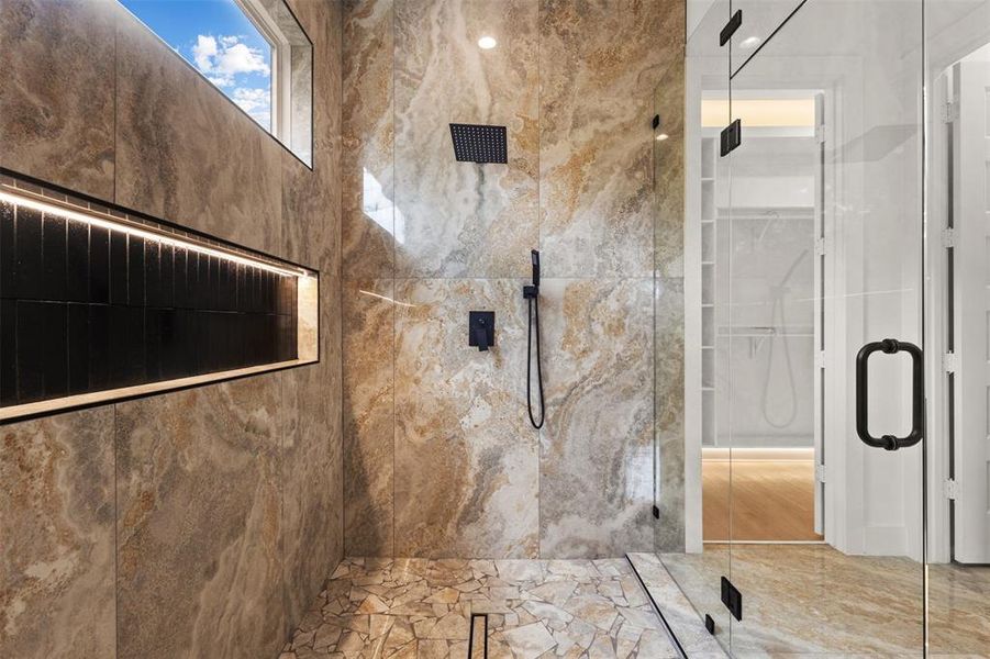 Close-up of interior finishes inside a home in , Dallas (Image 16).