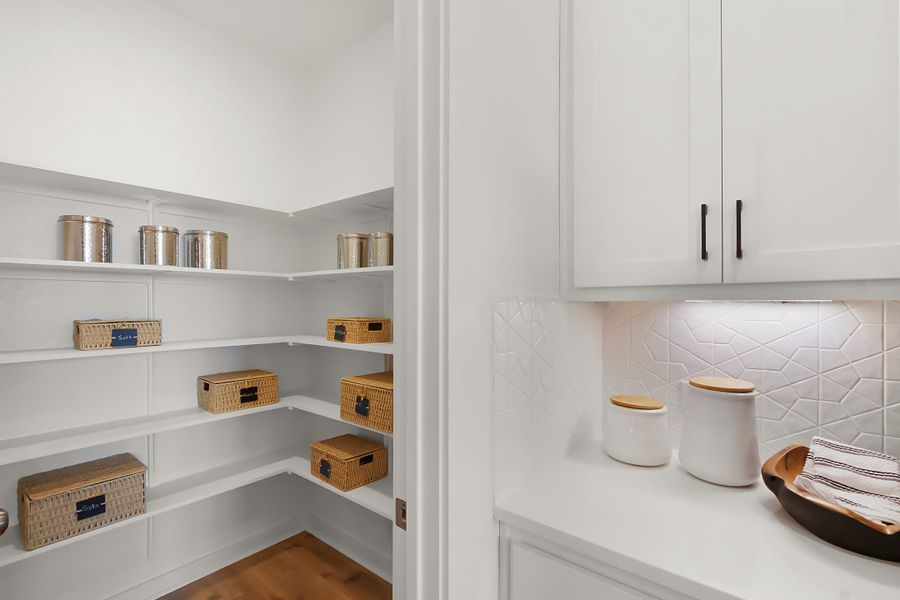 Representative furnished interior of a home built from the Austin – 45′ Lot by Chesmar Homes in Bridgeland, Cypress (Image 6).