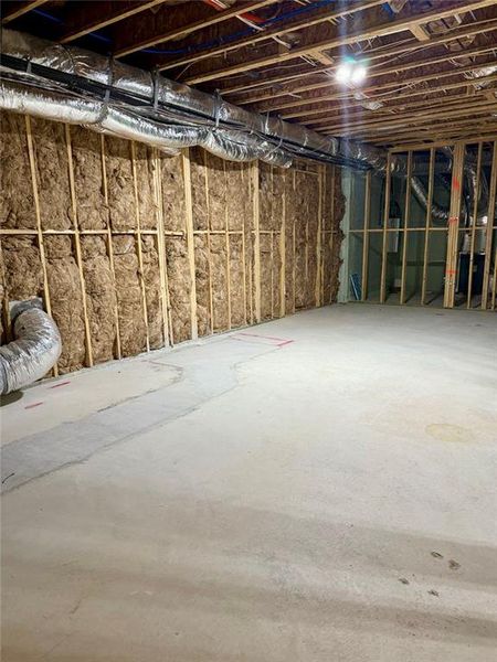 In-progress construction of a new home in , Sandy Springs, GA (Image 76).