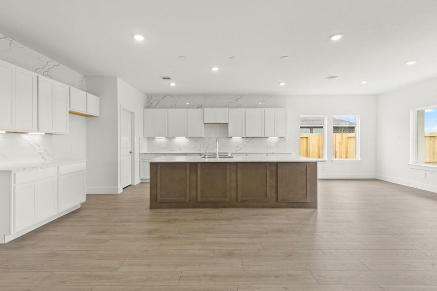 Furnished interior view inside a new home in Riverside Estates, Baytown (Image 10).