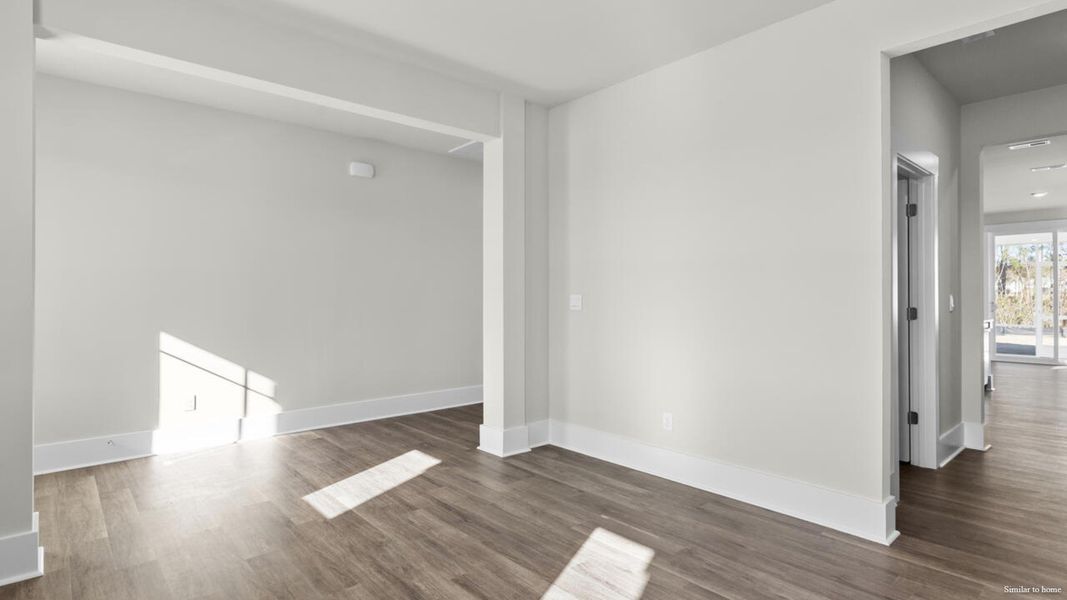 Spacious, unfurnished interior of a new home in The Haven at Indigo Preserve, Leland (Image 21).