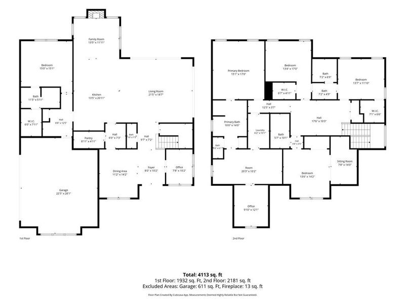 2D floor plan layout of this home in , Dawsonville, GA (Image 37).