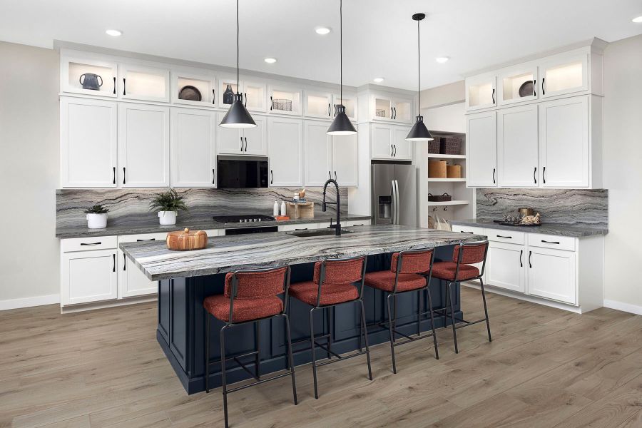 Representative furnished interior of a home built from the Burgundy by Mattamy Homes in White Tank Vistas, Waddell (Image 4).