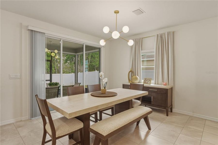 Furnished interior view inside a new home in Briarwood, Alachua (Image 29).