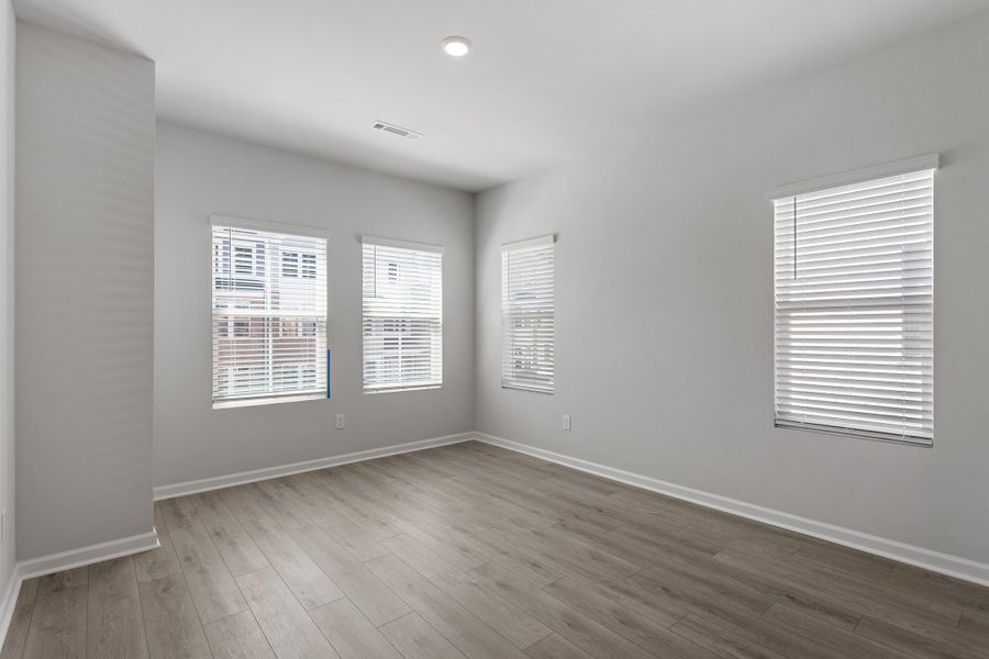 Spacious, unfurnished interior of a new home in Renaissance at White Oak, Garner (Image 15). Spacious, unfurnished interior of a new home in Renaissance at White Oak, Garner (Image 15).