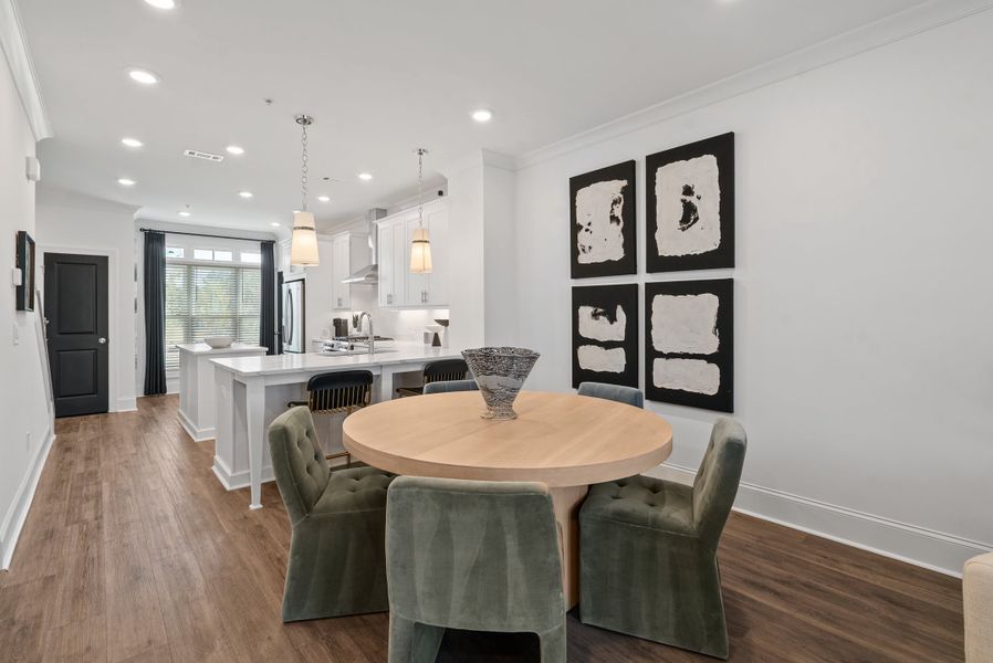 Representative furnished interior of a home built from the The Barnsley I by The Providence Group in IveyBrooke, Alpharetta (Image 17).