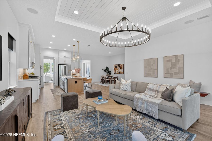 Furnished interior view inside a new home in , Ponte Vedra (Image 48).