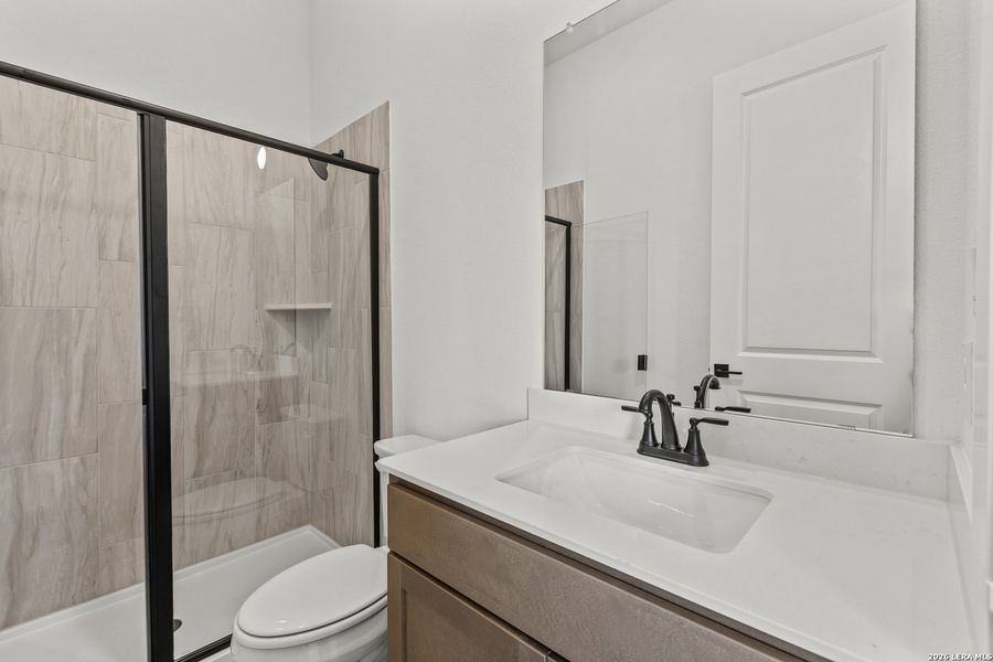 Furnished interior view inside a new home in , La Vernia (Image 16).