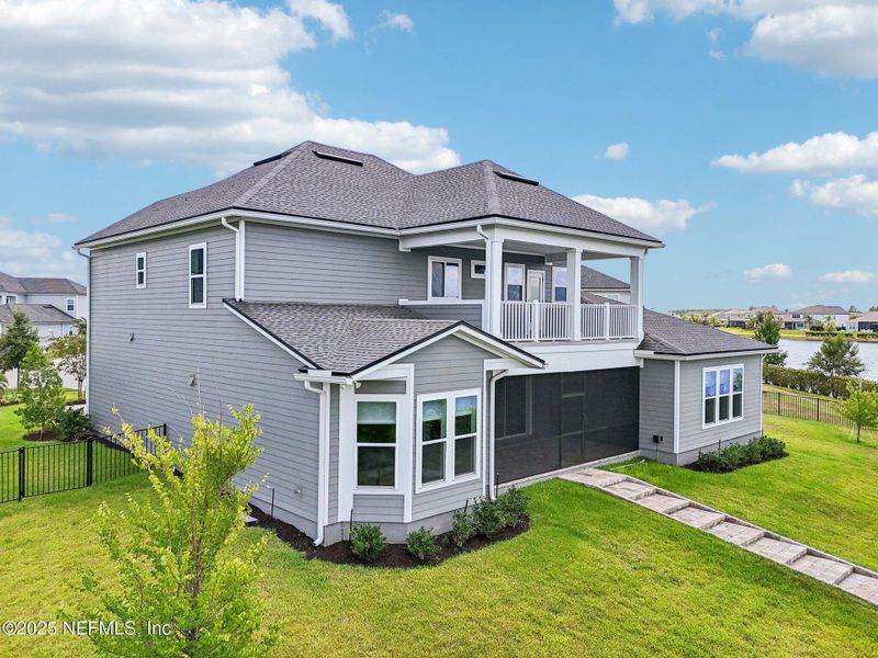 Front exterior of a new home in , St. Augustine, FL, highlighting curb appeal (Image 27).