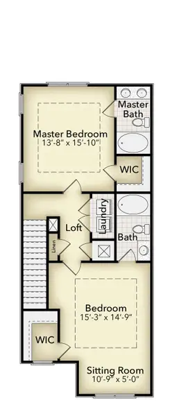 2D floor plan layout for the 1766 by Adams Homes in East Bay, Panama City, FL (Image 4). 2D floor plan layout for the 1766 by Adams Homes in East Bay, Panama City, FL (Image 4).
