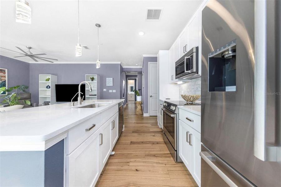 Furnished interior view inside a new home in Castille Urbana, St. Petersburg (Image 19).