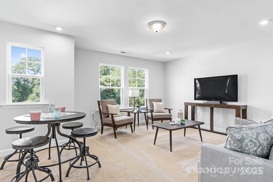 Furnished interior view inside a new home in Enclave at Belmont, Belmont (Image 12).
