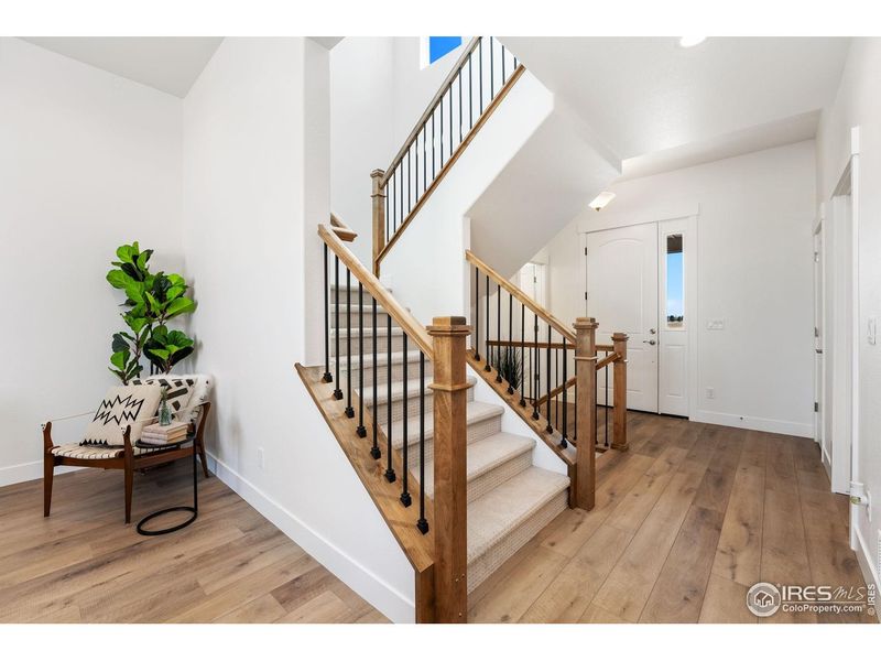 Furnished interior view inside a new home in Prairie Song, Windsor (Image 8).