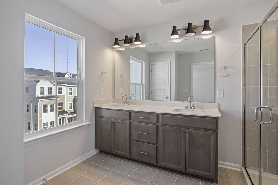 Furnished interior view inside a new home in Renaissance at White Oak, Garner (Image 11).
