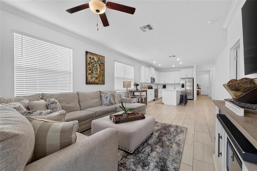 Furnished interior view inside a new home in , Parrish (Image 50).